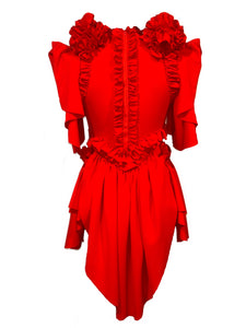 CAMILLA - Ruffled Leotard Dress