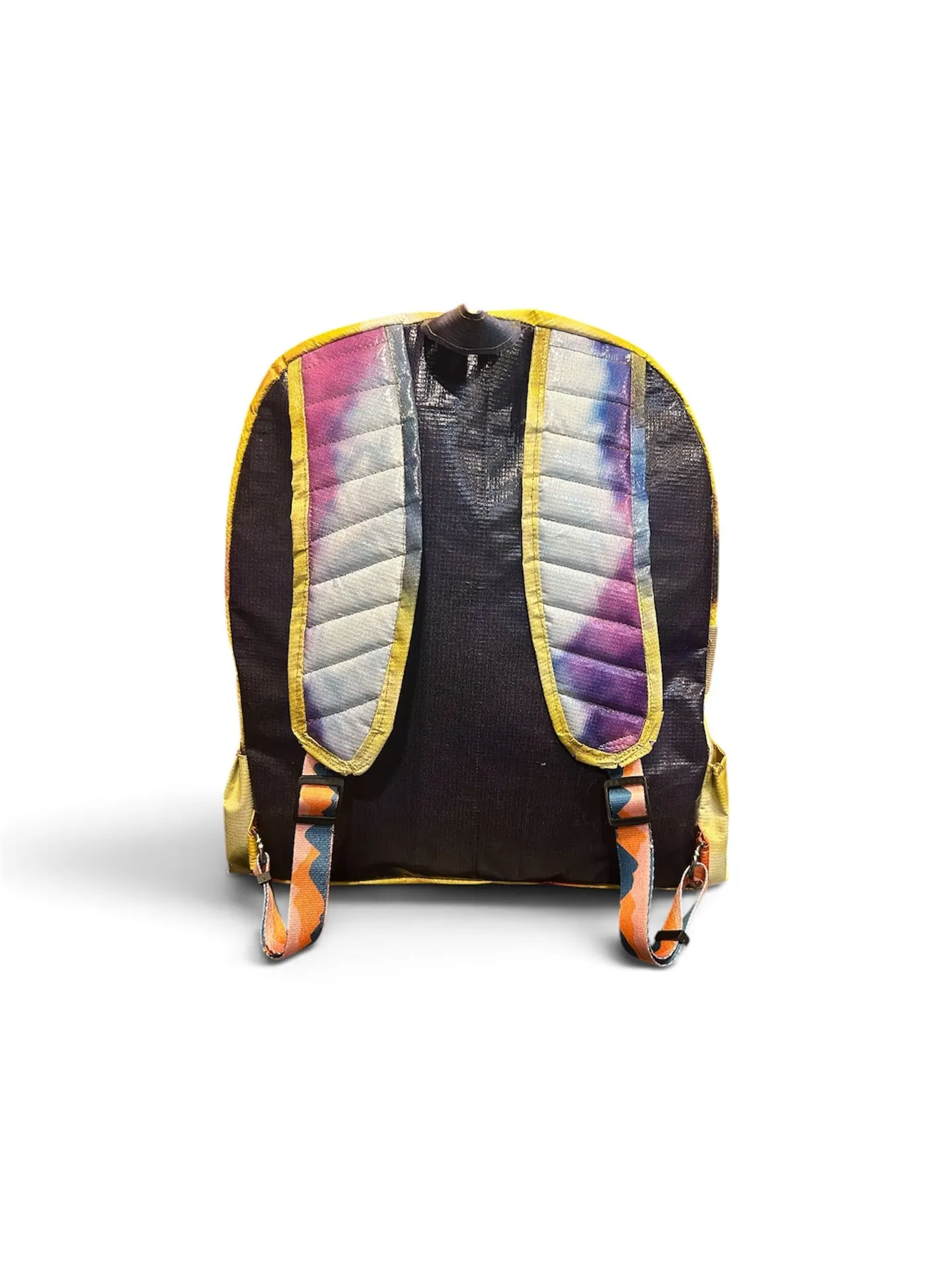 back side of backpack with straps